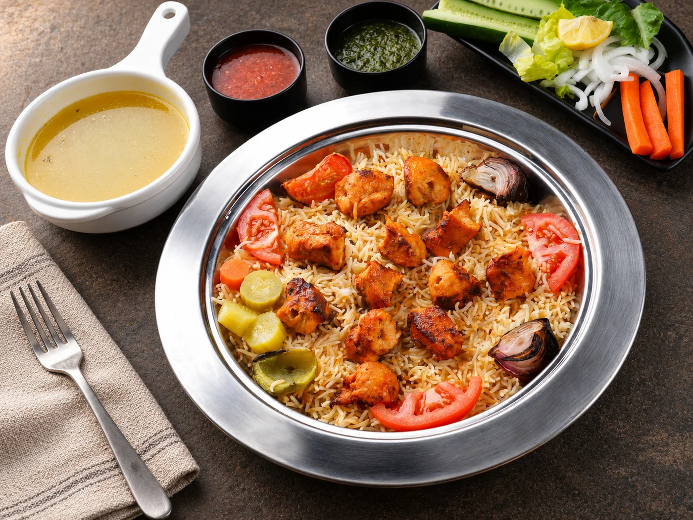 Chicken Tikka With Rice